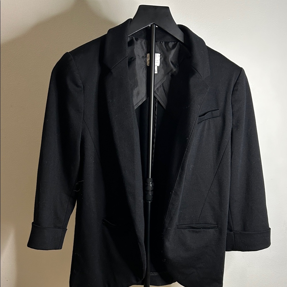 LC Lauren Conrad Women's Black Blazer